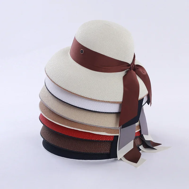 Women Bucket Hat Sun Hat Women Hat Bucket Hat Hepburn style Summer Retro