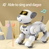 Funny RC Robot Electronic Dog Stunt Dog Voice Command Programmable Touch-sense Music Song Robot Dog Toys for Children's Gift 4