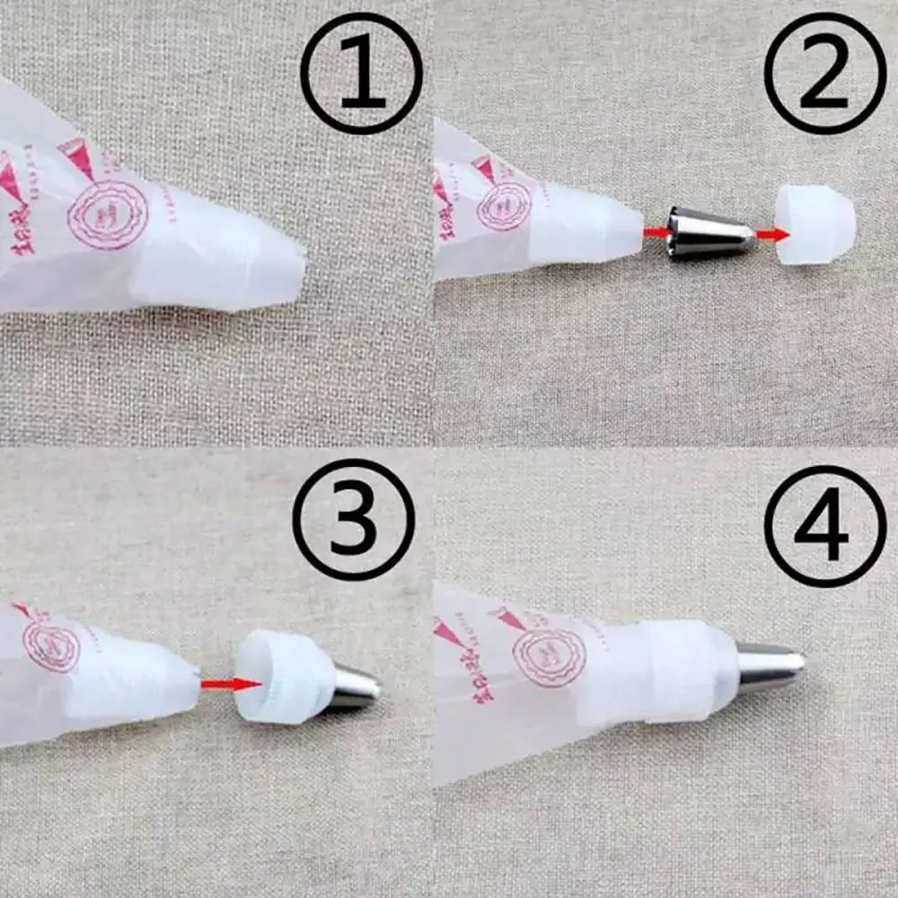 Icing Piping Bag Nozzle Converter Coupler Cake Cream Pastry Squeezing Adapter for Cupcake Cookie Cake Decor Baking Bakeware Tool cake decorating tip set cake icing nozzles baking nozzle set cake decorating nozzle set