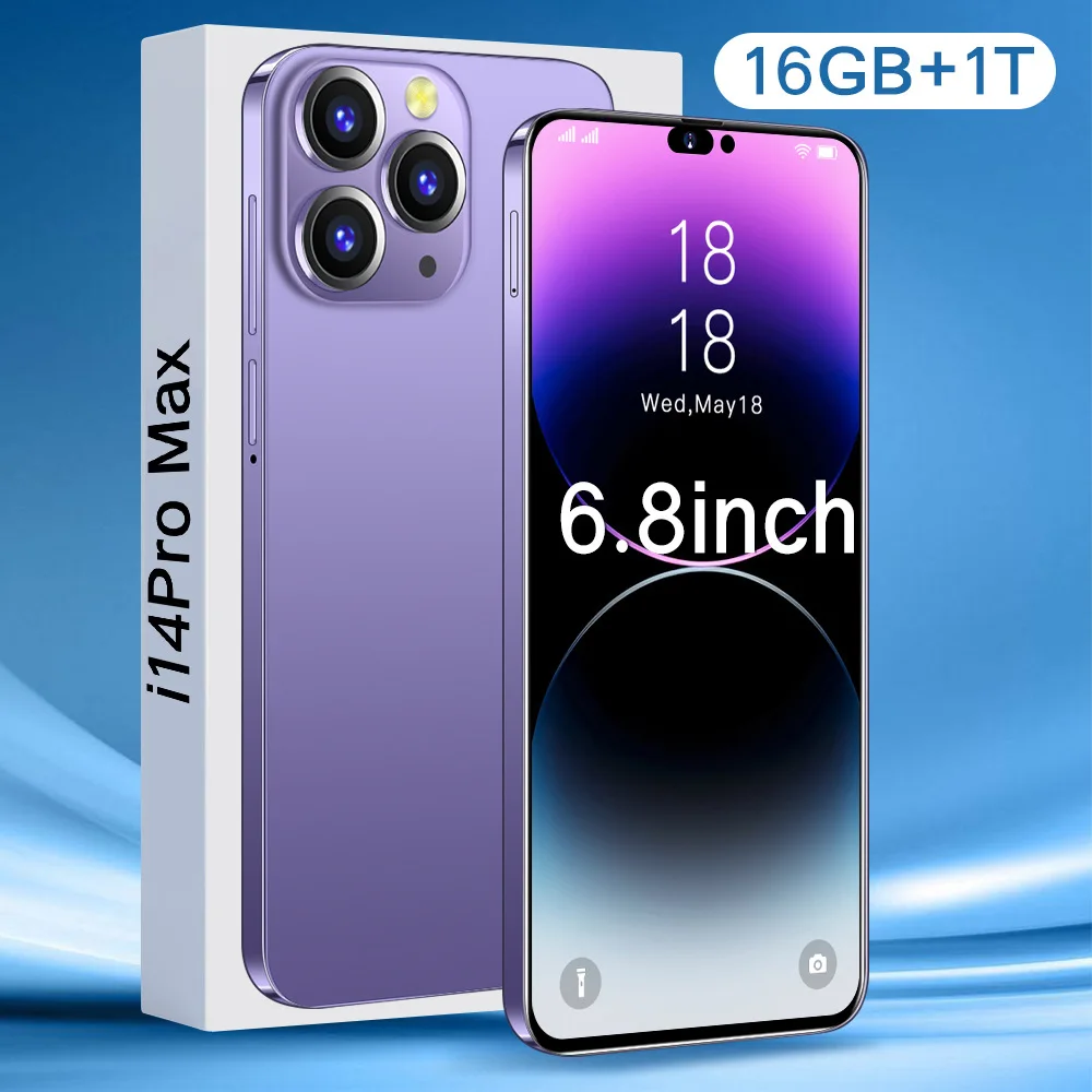 i14-Pro-Max-Smartphone-6-7-inch-Full-Screen-4G-5G-Cell-Phone-6800mAh ...