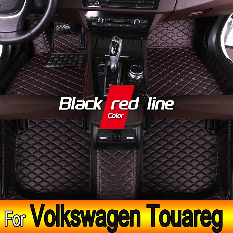 

Car Floor Mats For VW Volkswagen Touareg 7L 2002~2009 5saet Waterproof Protective Pad Car Matt Tapetes Automovil Car Accessories