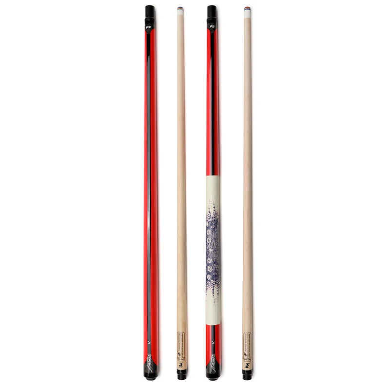 P3 Billiard Cue Pool Cue Stick 13mm/11.5mm/10.5mm Billiard Leather Wrap Maple Shaft Pool