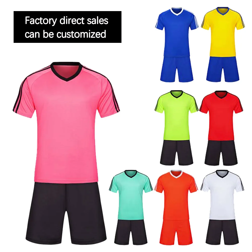 Football Team Shirt Soccer Tracksuit Jersey kids Adult Clothing uniform Kit for Children Jersey Shorts Training Customized