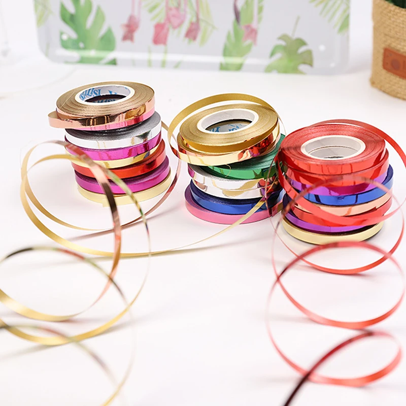 

10M 5mm Balloon Ribbon Laser Balloon Chain Satin Ribbon DIY Party Balloon Decoration Party Birthday Wedding Party Accessories