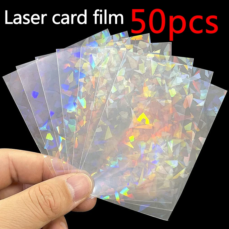 Trading Card Sleeve 50 pcs Soft Transparent 66*91mm Pokemon TCG Game Protector Folder Yugioh Baseball Card Case Holder