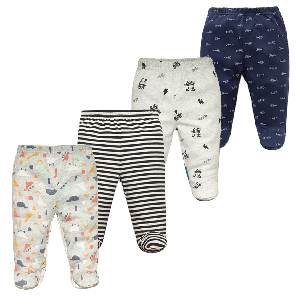 3/4/5PCS/LOT Newborn Cotton Pants Baby Trousers 100% Cotton Soft Girl Baby Boy 0-12M Four Seasons