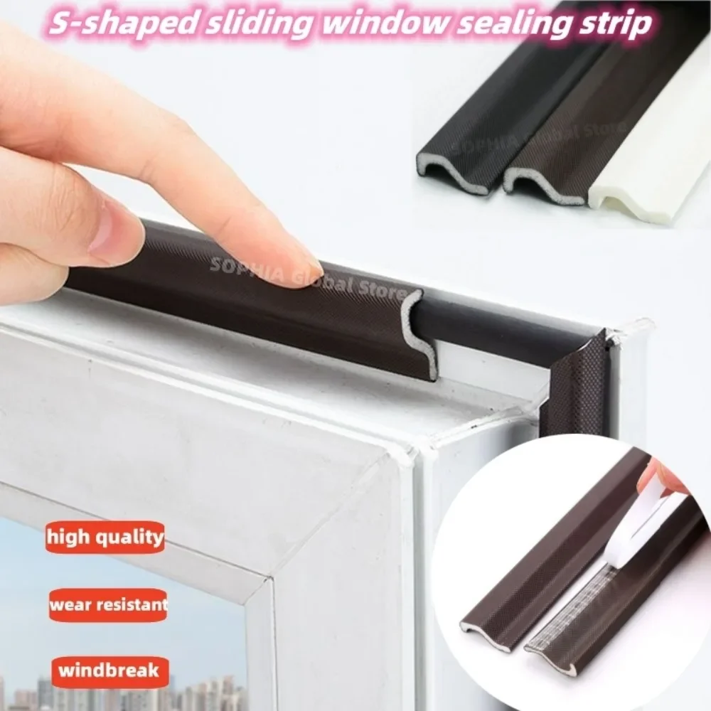 

40M Self Adhesive Foam Window Sealing Strip Sliding Window Gap Filler Windbreak Strip Soundproof Door Seal Home Accessories