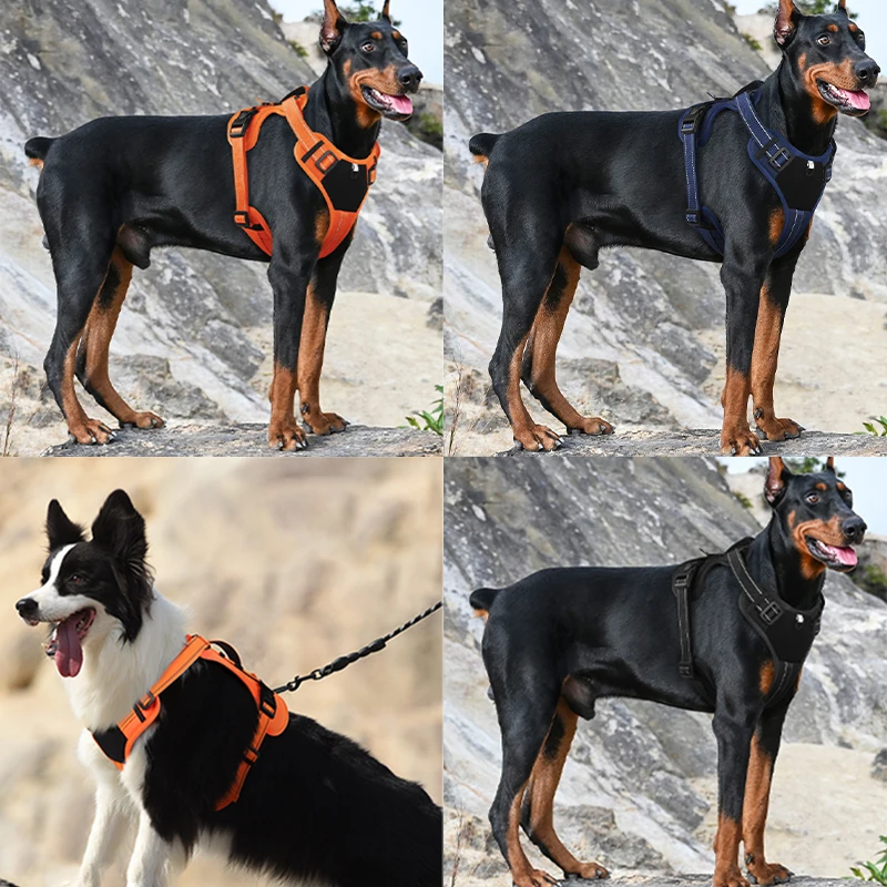 Doberman Chihuahua Tactical Vest Durable Large Dog Vest Harness