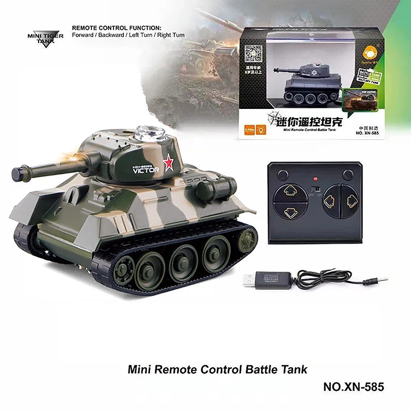 Remote Control Small Tank Ultra-small Mini RC Crawler Driving Tiger Armored Vehicle Military Chariot Off-road Car Kid Gifts images - 6