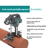 Woodworking Portable Ancient Building Pavilion Drilling Machine Drilling Machine Square Hole Machine Slotting Chain Saw 3