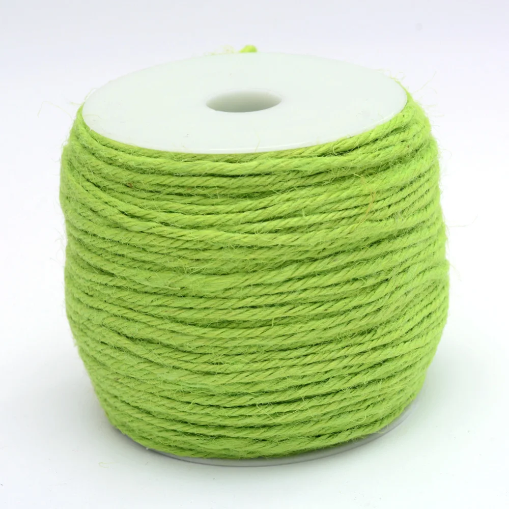 Pandahall 328FT(100m) farbige Jute Schnur Jute String Jute Schnur für Geschenke DIY Handwerk Dekoration Bündelung Gartenarbeit und Recycling – Detail 8