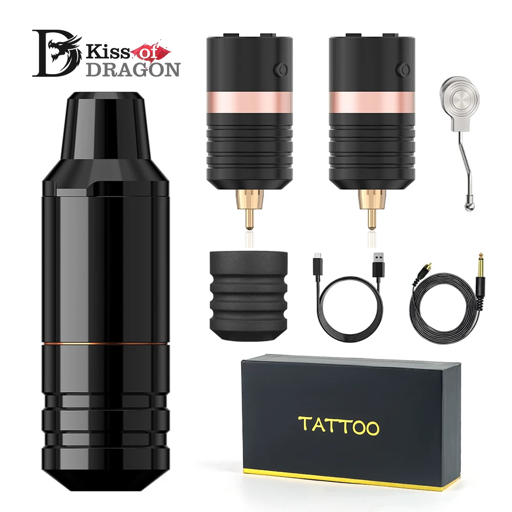 その他 Kiss of dragonTattoomachine 7cghangeable Amazon.com: Tattoo Gun Kit Complete Wireless Tattoo Machine