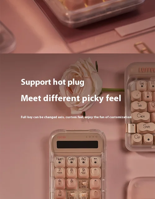 Lofree 電卓 リキッドファンデーションテンキー 韓国 貯金 EH121