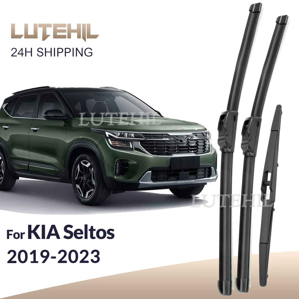 Für KIA Seltos 2019-2023 2020 2021 2022 Wischer vorne hinten Wischerblätter Scheibenwischerbürsten 24"+18"+11"