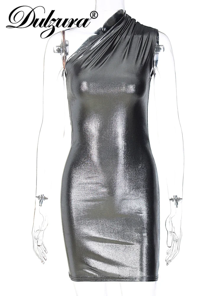 【graychic】String Sleeveless Dress ★韓国人気★追跡可能★ Dulzura Autumn Sexy Y2K Clothes Inclined Shoulder Sleeveless