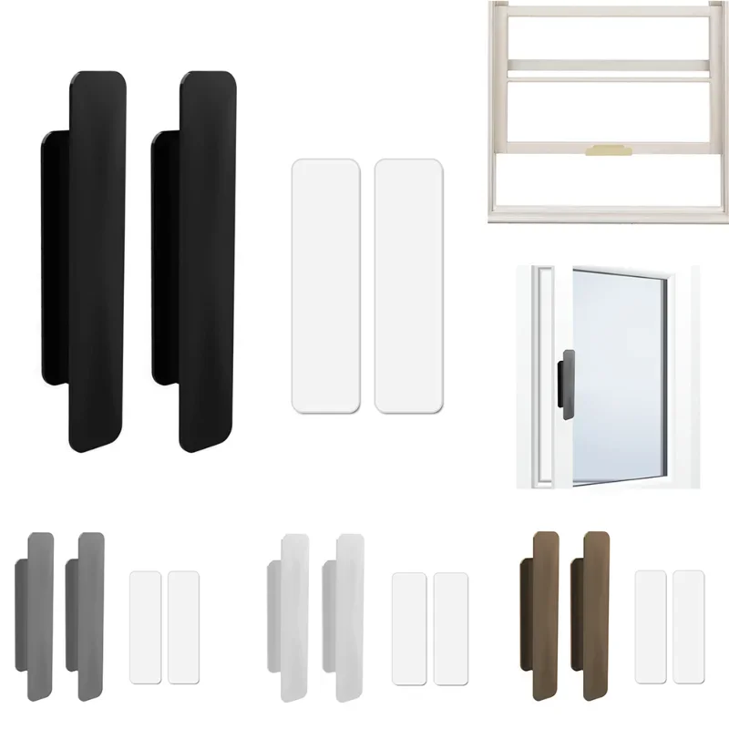 10 Pcs Self-Stick Drawer Knobs Pull Handle 3M Cabinet Knobs Drawer Auxiliary Pulls Handle Helper Kitchen Sliding Door Window Wardrobe Handle Sticker Cupboard Knobs (White), Knobs - Canada
