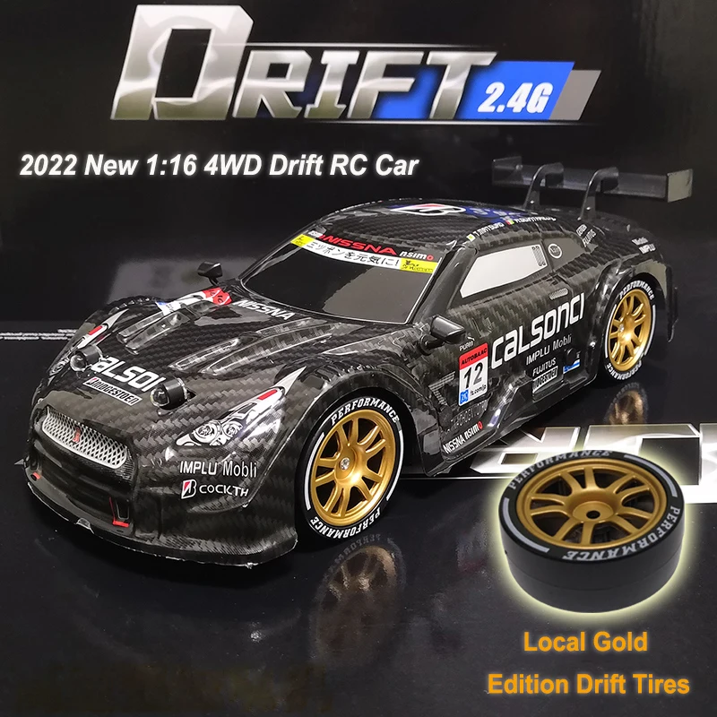 High Speed Drift RC Car 1/16 Scale 2.4G 4WD Racing