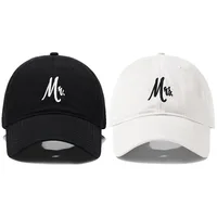 Matching Mr. & Mrs. Baseball Cap Men's Women's Cotton Embroidery Sport Golf Caps Bridal Gift Newlywed Honeymoon Wedding Gift 1