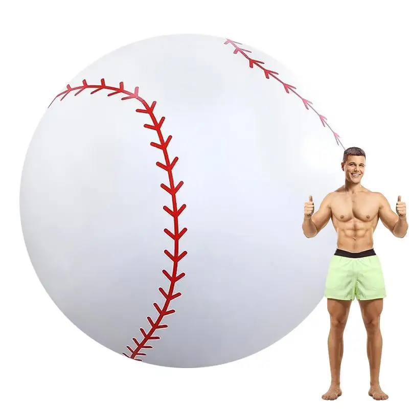 

Inflatable Beach Balls For Kids Jumbo Beach Children's Inflatable Football Toy PVC Inflatable Pool Balls For Baseball Parties