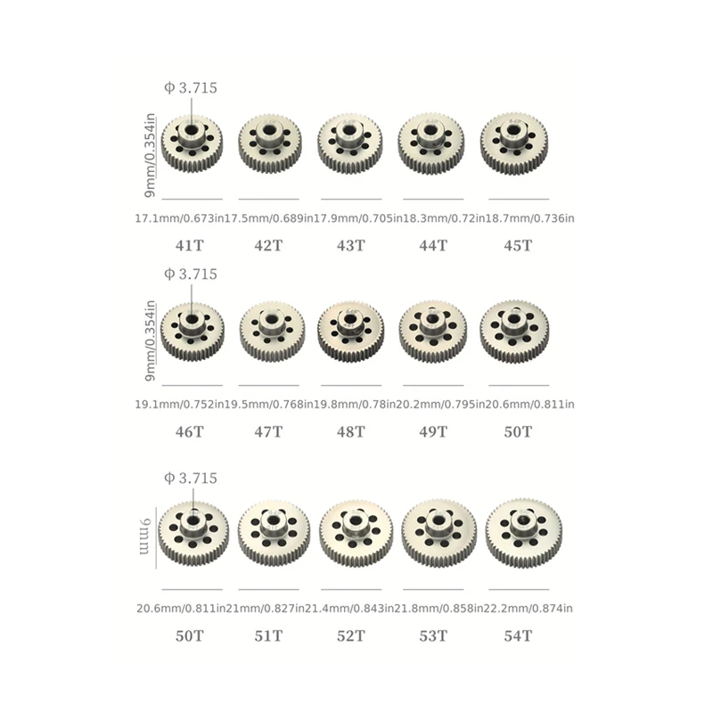 Pignon moteur RC 11-17 dents acier 1/10 1/8