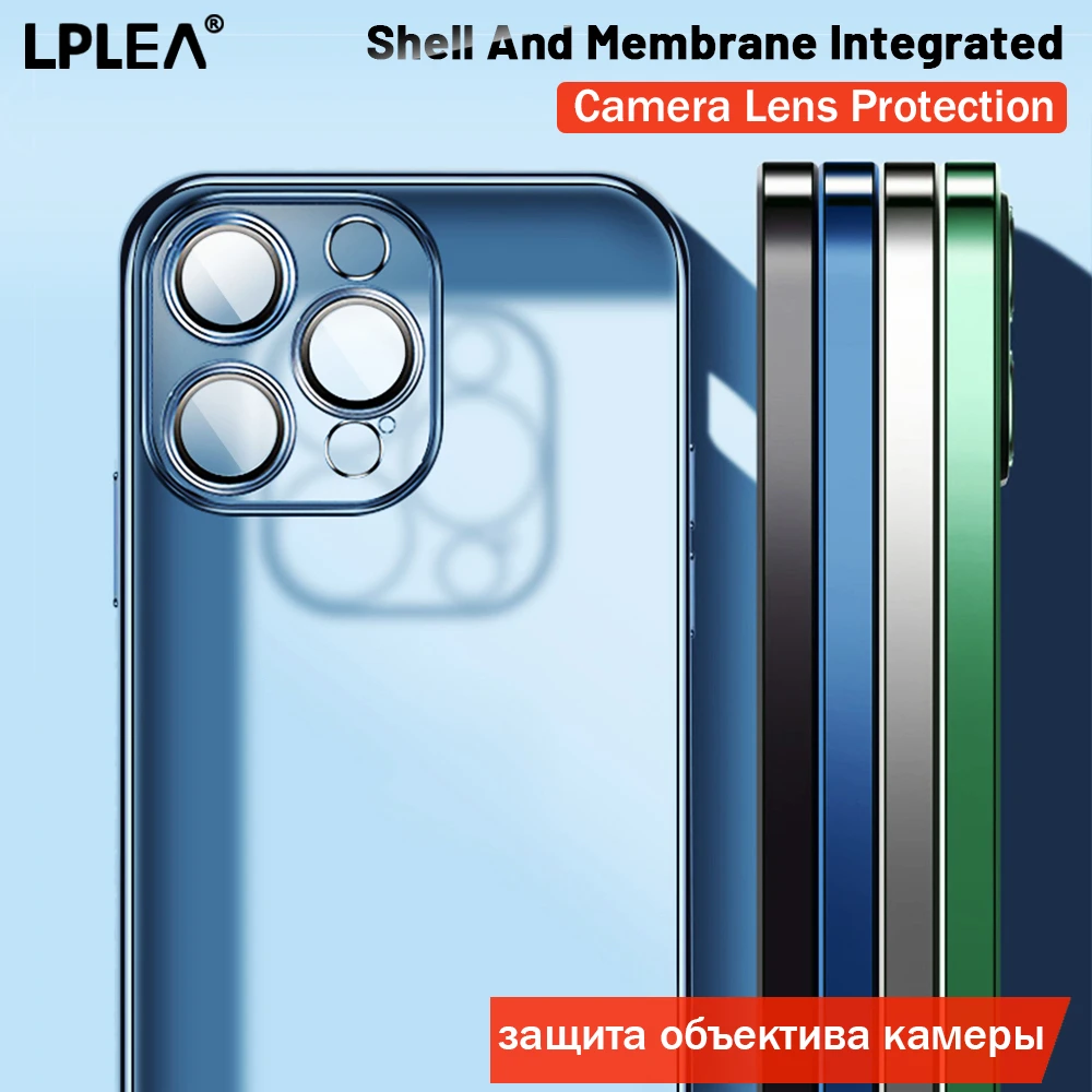 phone cases for iphone xr TPU Soft Case For iPhone 13 12 Mini 11 Pro Max X XS XR 7 8 Plus SE3 Cover Shell And Membrane Integrated Camera Lens Protector best iphone xr cases