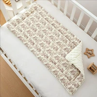 Cartoon Bear Baby Stroller Seat Cushion Cotton Soft Newborn Car Seat Pad Infant Pushchair Mattress Mat Kid Pram Accessories 5