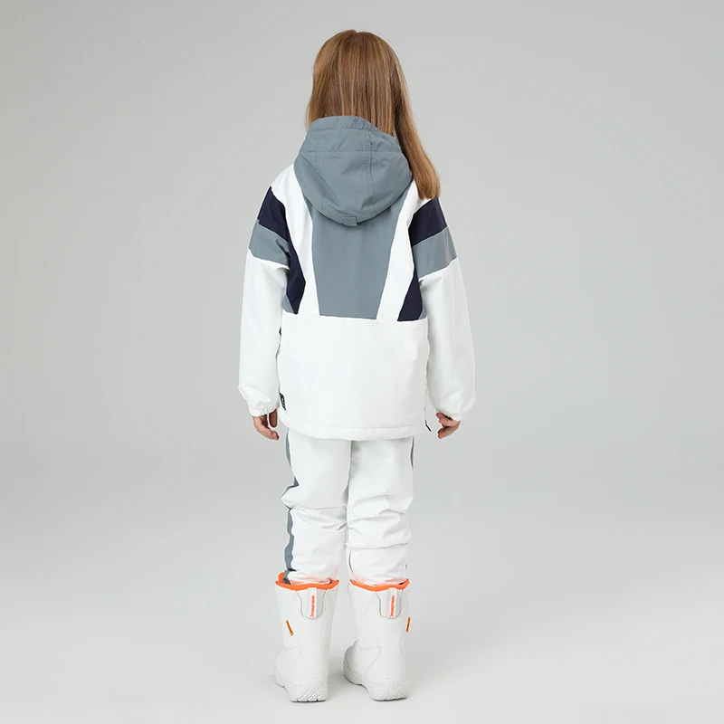 New Children's Ski Suit Boy Girl Warm Winter Outdoor Sports Snowsuit Skiing Snowboarding Set Waterproof Windproof Snow Costumes