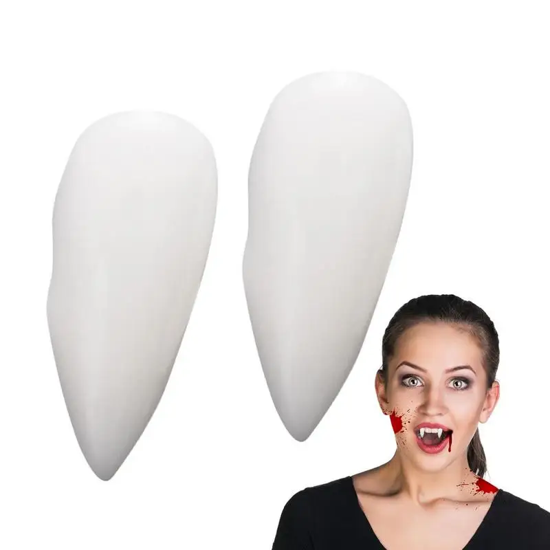 

Cosplay Teeth Fangs Spooky Fake Teeth Props Realistic Resin Fangs Halloween Role Play Accessories For Masquerade Carnival And