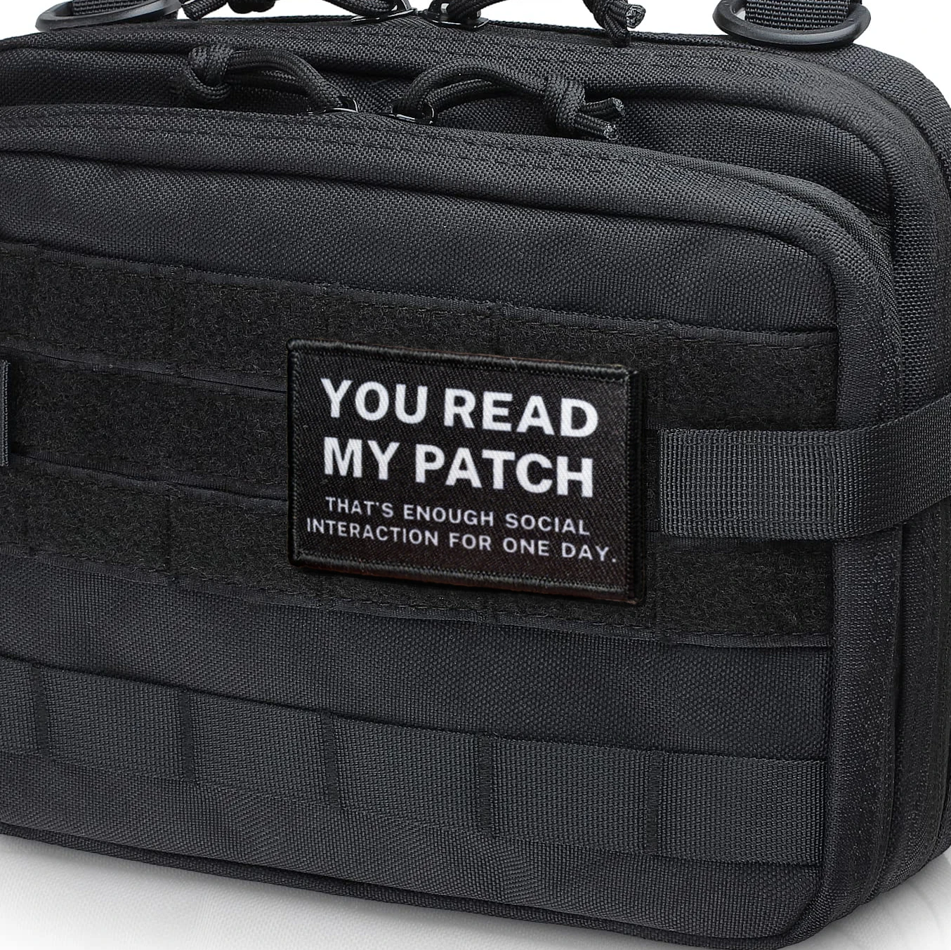 Morale Patch I Gotta See The Candy First You Read My Hook and Loop Attach