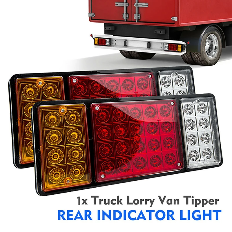 1 x Rear Tail Light Lens Lens Lamps fit Truck Lorry Trailer Caravan 