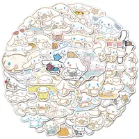 50pcs Stickers Cute Cinnamoroll Kuromi My Melody Sticker For Laptop Phone Case Girls Sanrio My Melody Anime Stickers Kids Toys 5