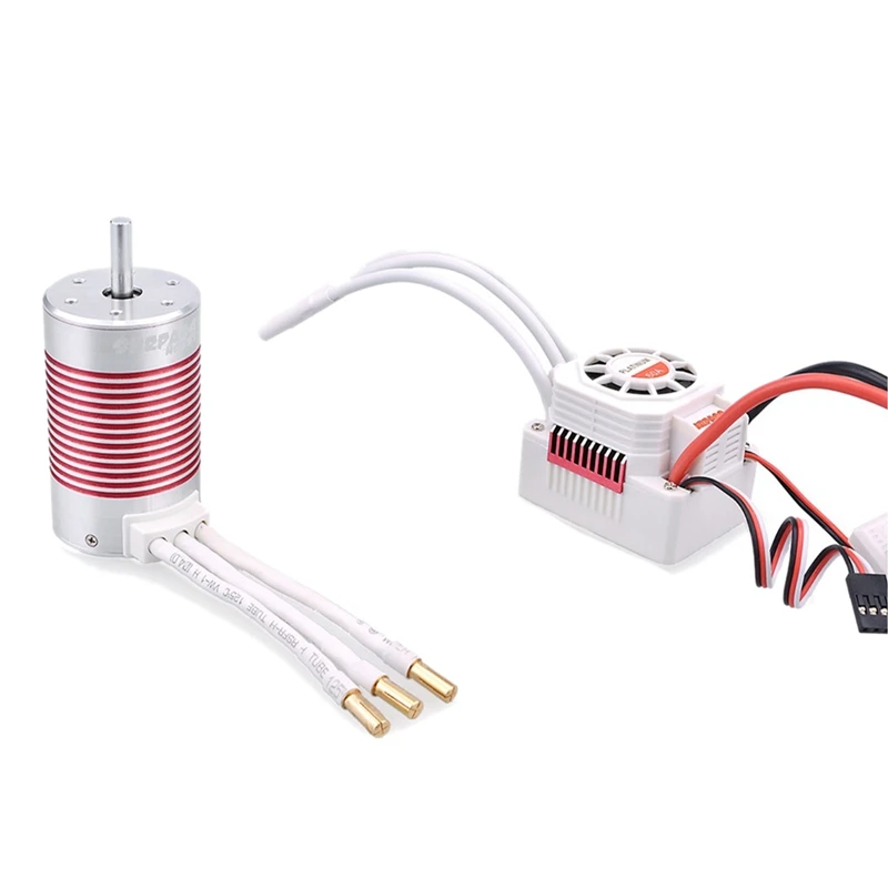 

SURPASS HOBBY Platinum Waterproof 3660 3300KV Sensor Brushless Motor & 60A ESC Kit For 1/10 RC Car Truck