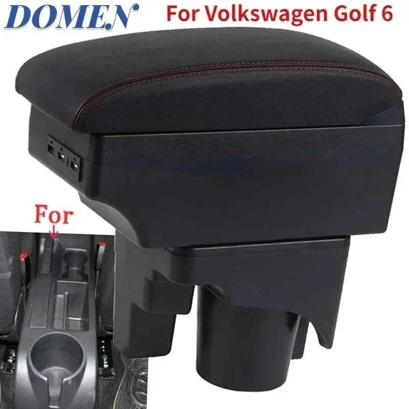 

Подлокотник для Volkswagen Golf 6, для VW Golf 6, Golf 5, Mk6, MK5, Jetta 5, автомобильный подлокотник для VW Sagitar, коробка для хранения, детали интерьера