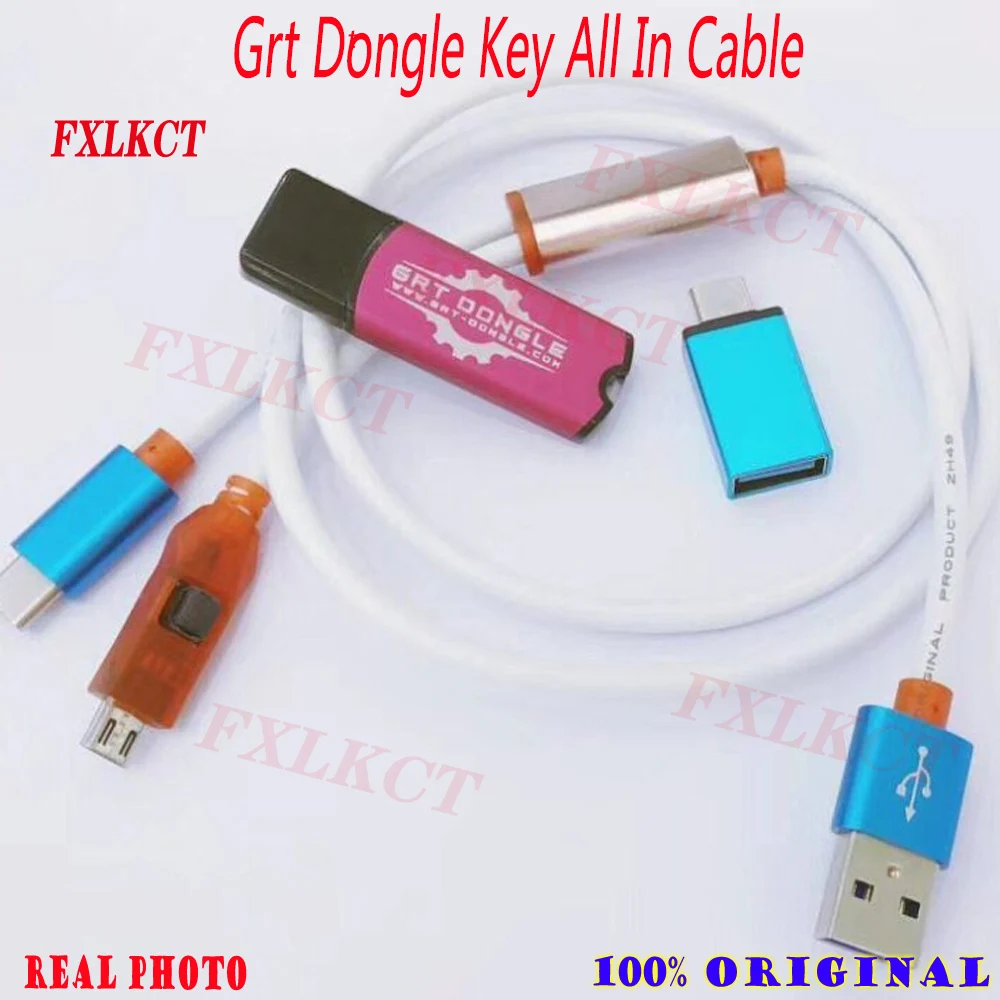 

gsmjustoncct powerful grt dongle key all in 1 cable for Qualcomm Tool IMEI repair for oppo vivo Huawei key GRT dongle