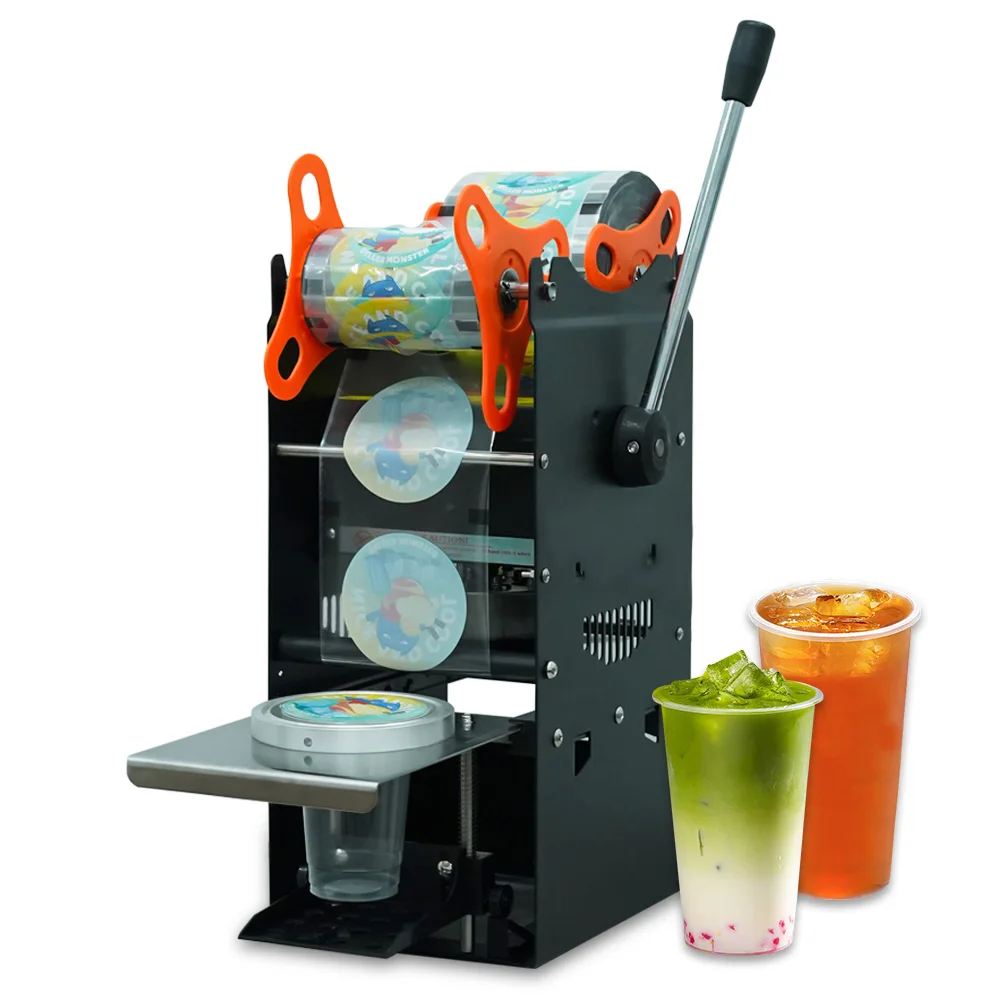 業務用ドリンクカップシーリングマシン バブルティーショップ 