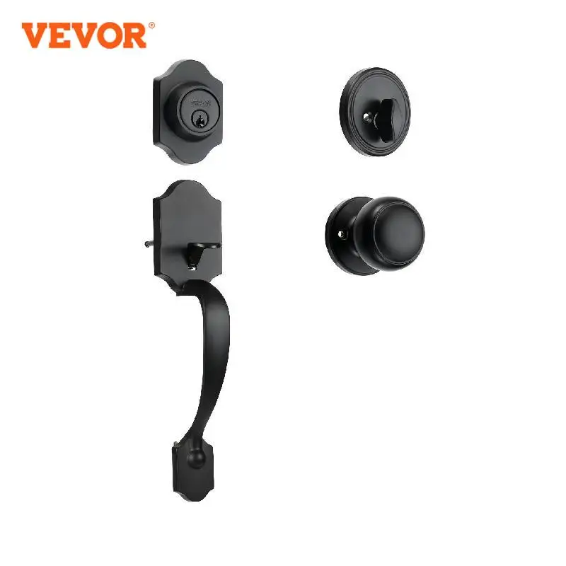 Adjustable Deadbolt Door Handle Lock Set
