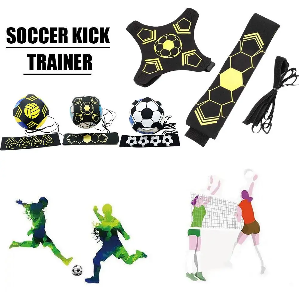 

9,1 дюймов футбольное тренировочное оборудование футбольный мяч спорт вспомогательный тренировочный пояс для детей начинающих 3 цвета F6R1