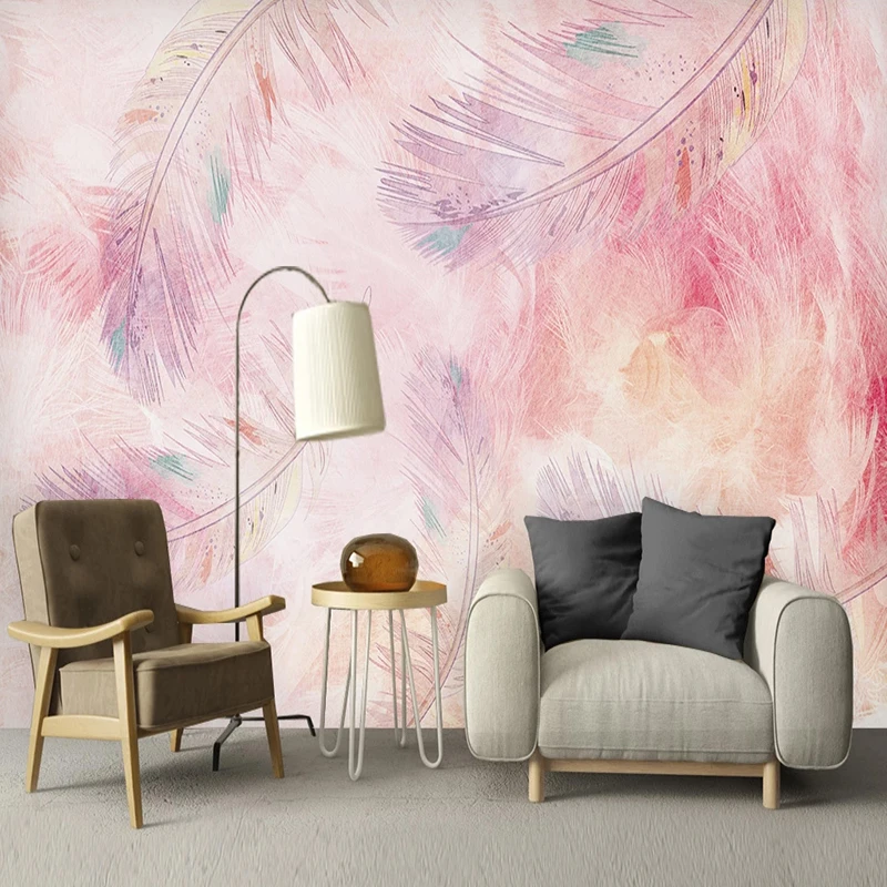 arte abstrata mural sala de estar quarto home decor parede fundo 04