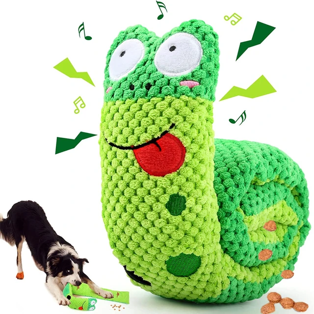 Squeaky Dog Toys for Large Dogs - Dog Puzzle Toys Interactive Dog Toys Wobble Treat Dispensing Dog Toys Tough Dog Chew Toys Large Breed Funny Dog