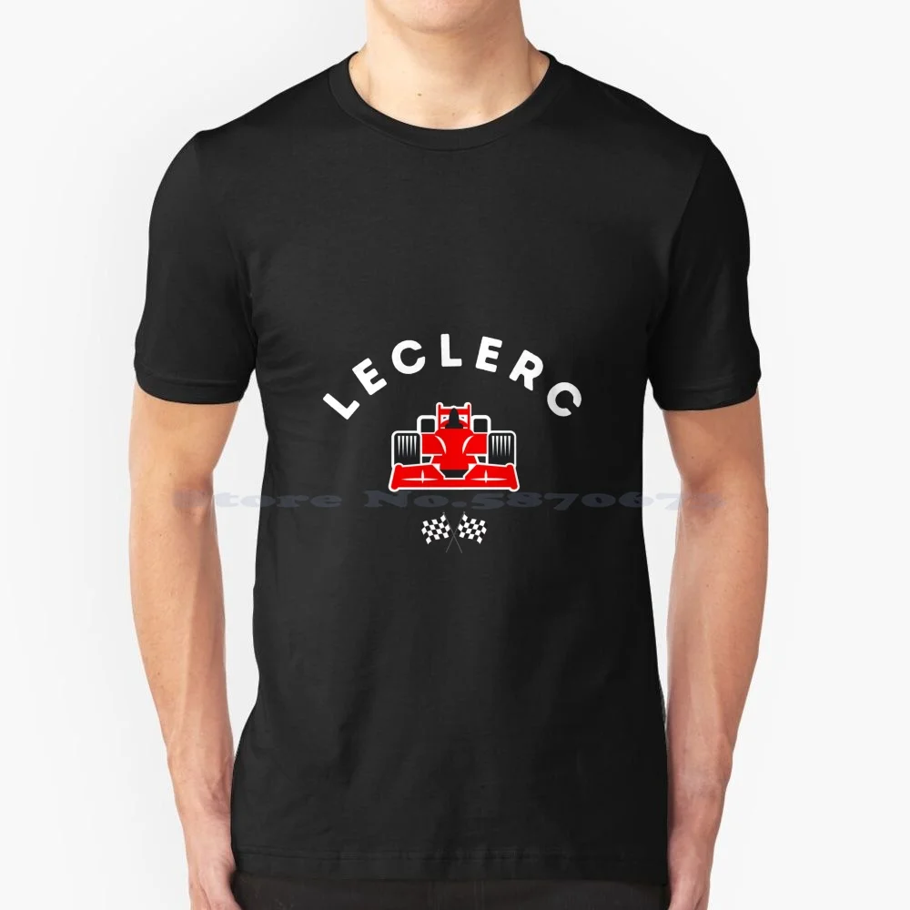 Leclerc Collection T Shirt 100% Cotone Tee Leclerc Charles Charles Leclerc Leclerc Driver Charles Leclerc Leclerc Fan