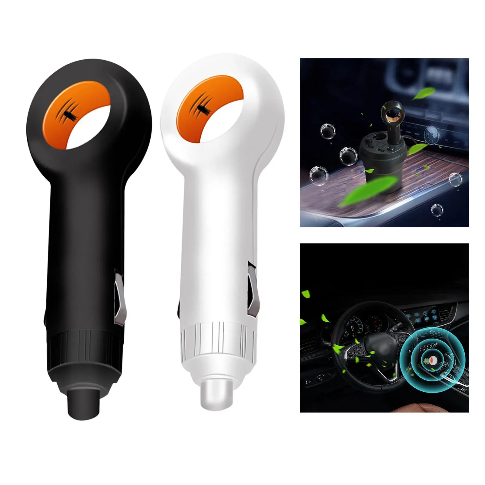 Car Air Purifier Negative Ions Generator Cleaner Ozone Ionizer for Travel