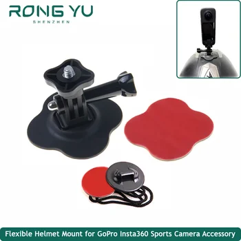 Base Flessibile Adattiva per Action Camera, Compatibile con Insta360 X5 X4 Ace Gopro 13 DJI, Accessori per Moto e Casco