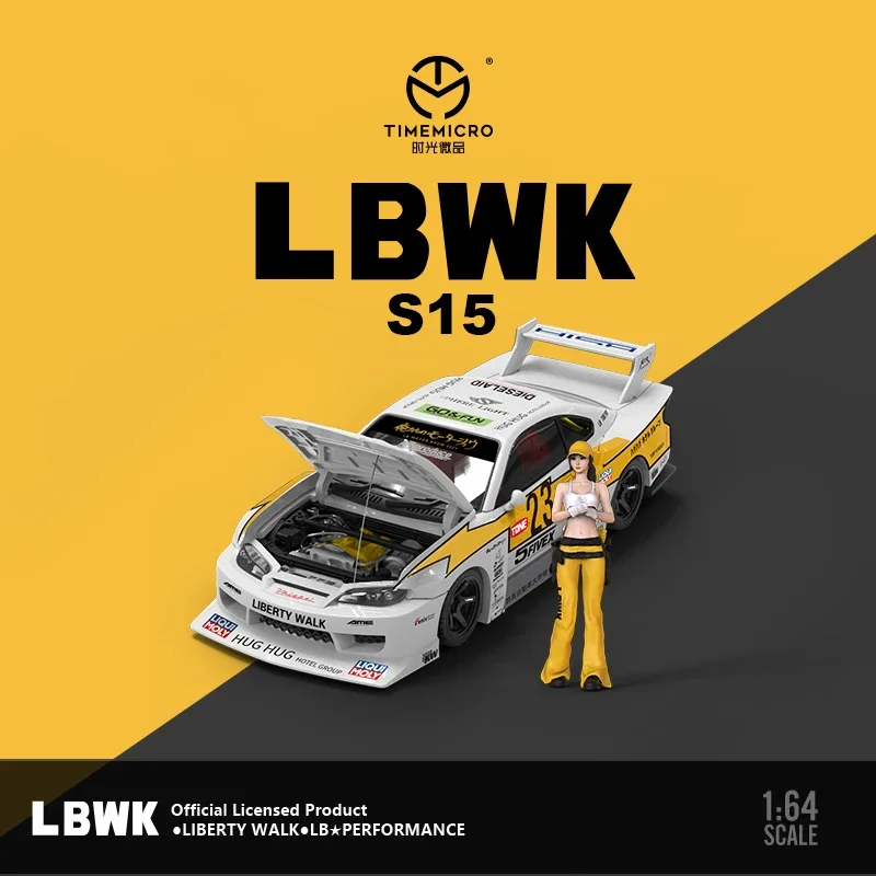

TIME MICRO 1:64 LBWK S15 #23 Ограниченная Коллекция 2000 литая модель автомобиля
