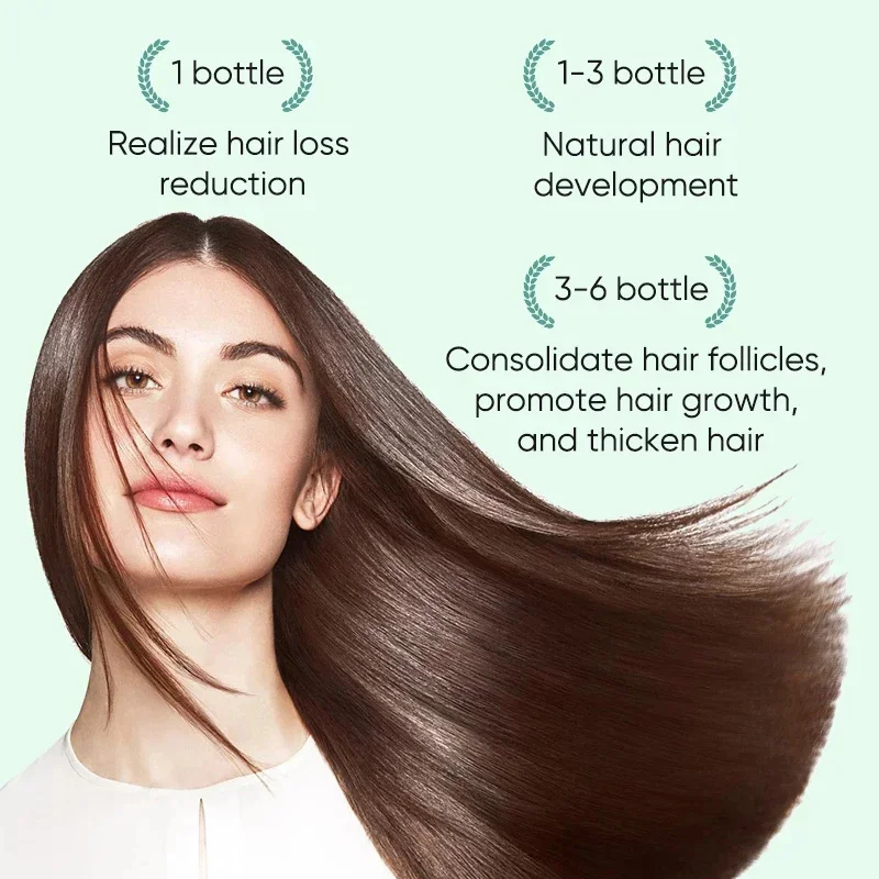 Huile essentielle de produit de croissance rapide des cheveux pour hommes et femmes, traitement naturel de la perte de cheveux, croissance rapide, prévention de la calvitie, repousse, huile épaisse