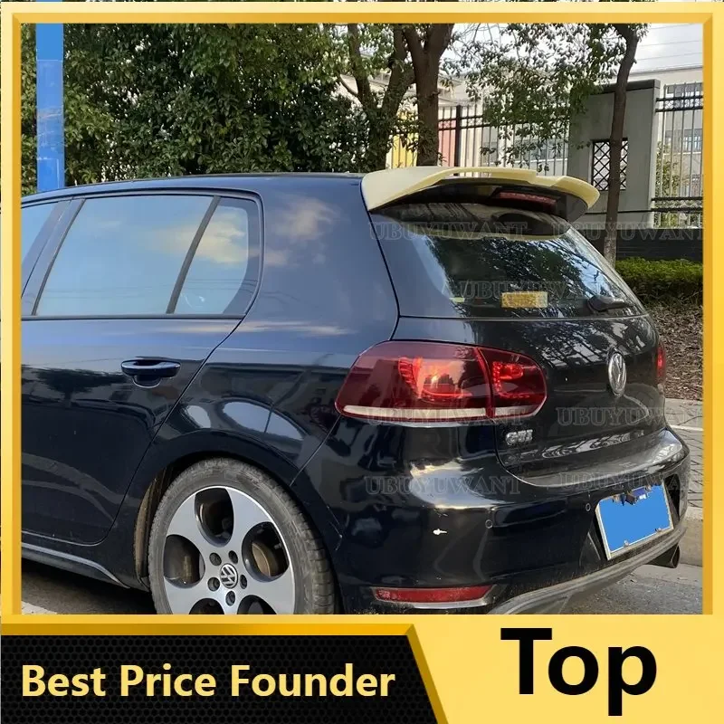 Abs Nero Auto Tetto Posteriore Spoiler Finestra Tronco Ali Per Volkswagen Vw Golf 6 Vi Gti Mk6 Gti 2010 2011- 2013 (Solo Per Golf 6 Gti)