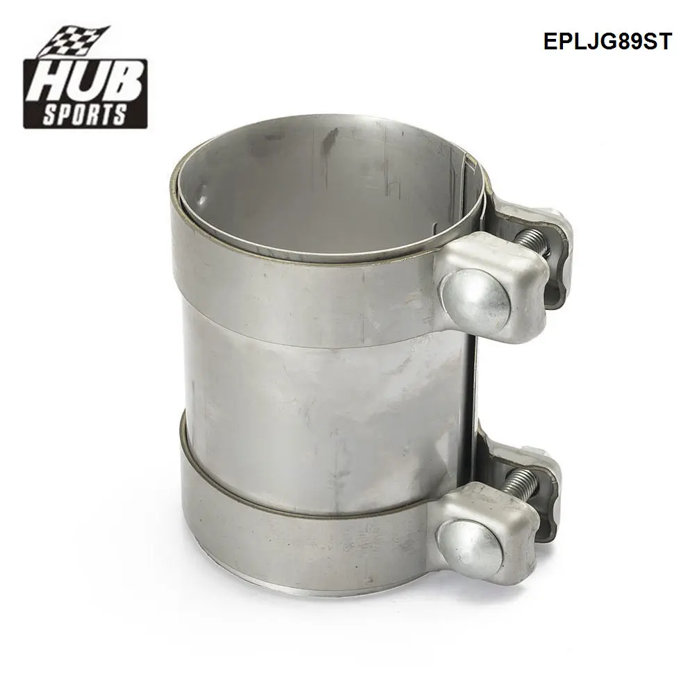 

HUB sports 3,5 "304 соединитель для выхлопной трубы из нержавеющей стали, Соединительный зажим, соединитель 89 мм EPLJG89ST