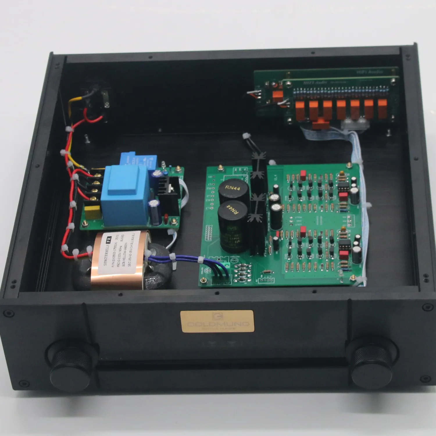 HiFi Remote Version C3850 Single-Ended Class A Vorverstärker mit 4-Wege-Eingangsbasis auf Accuphase C3850-Schaltung – Detail 4