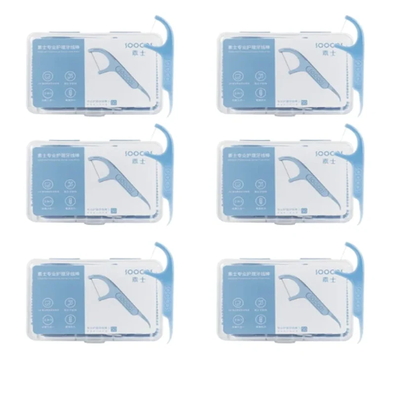 Water Flosser Youpin SOOCAS Professional Dental Flosser Ergonomic Design Food Grade Polymer Fiber Scrape Tongue Coating Clean Teeth Gaps