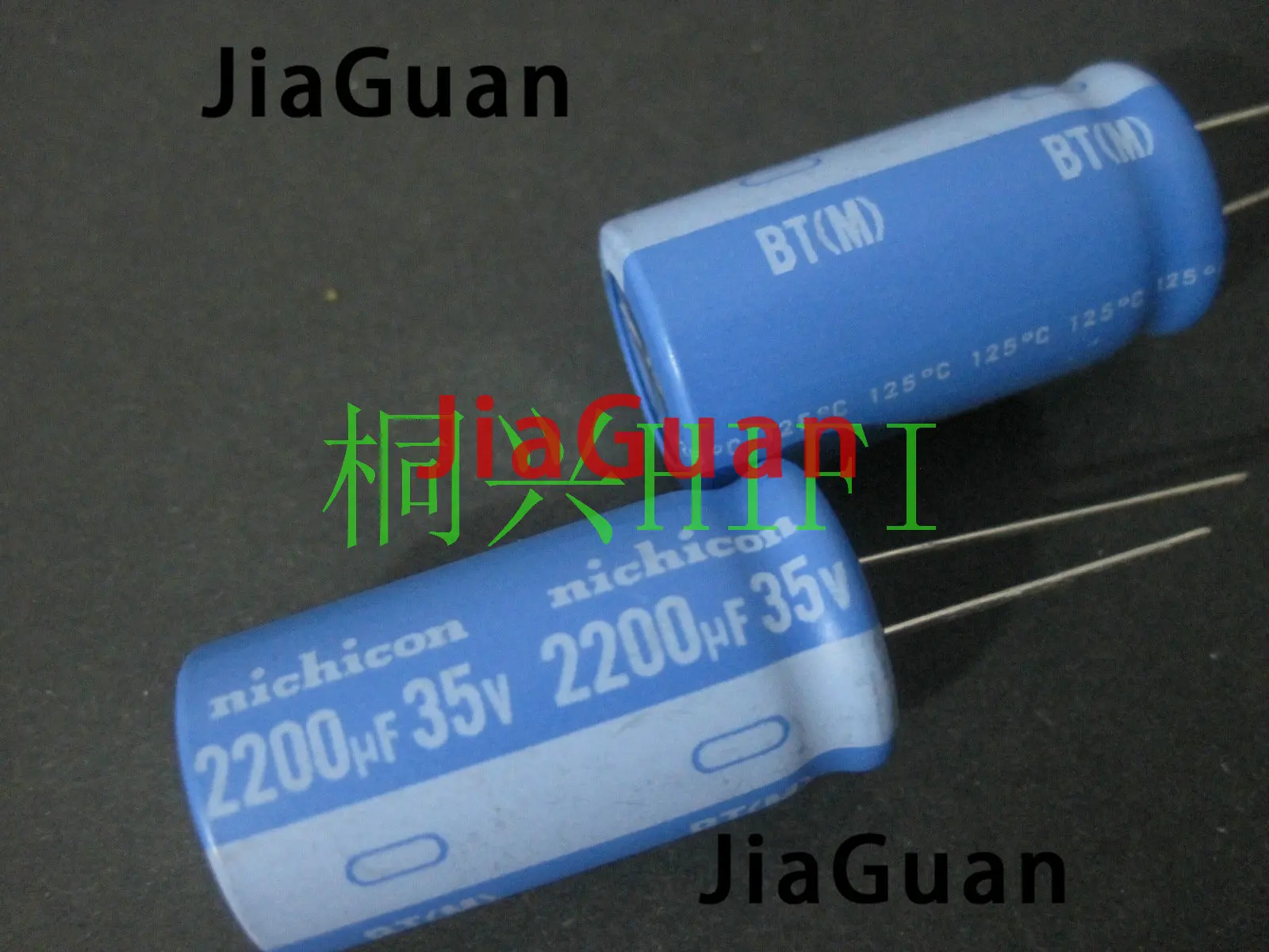 10pcs Nichicon Bt 35v2200uf 18x35mm Electrolytic Capacitor Bt 125 Degrees 2200uf/35v Military