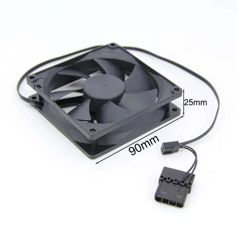 Computer Cooling Fan DC 12v 90*90*25 9025 3pin or big 4pin Brushless Computer Cooling Fan 9cm 90mm PC Fans 90x25mm For Computer Case GPU CPU Cooler J